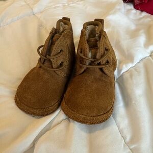 UGG Tan Kids Moccasins